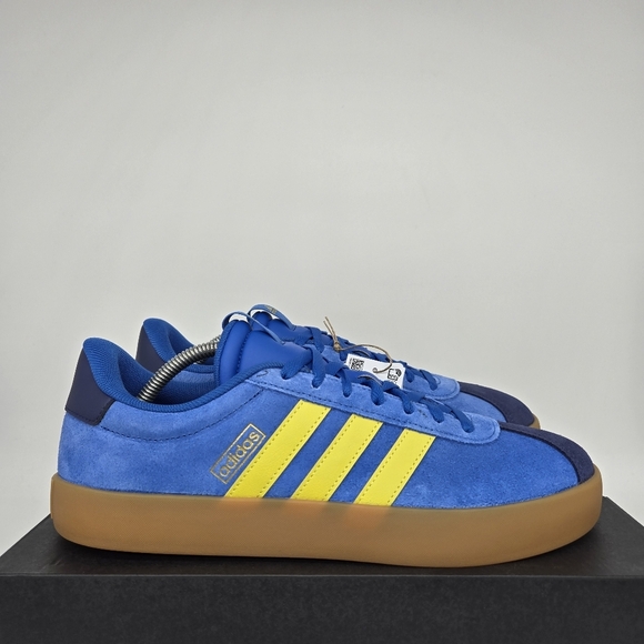 adidas Men\'s VL Court 3.0 JP5286 Bright Royal Pure Sulfur Shoes Size 12.5 New main image 6
